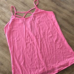 Women’s Criss-Cross Tank, Light Pink
